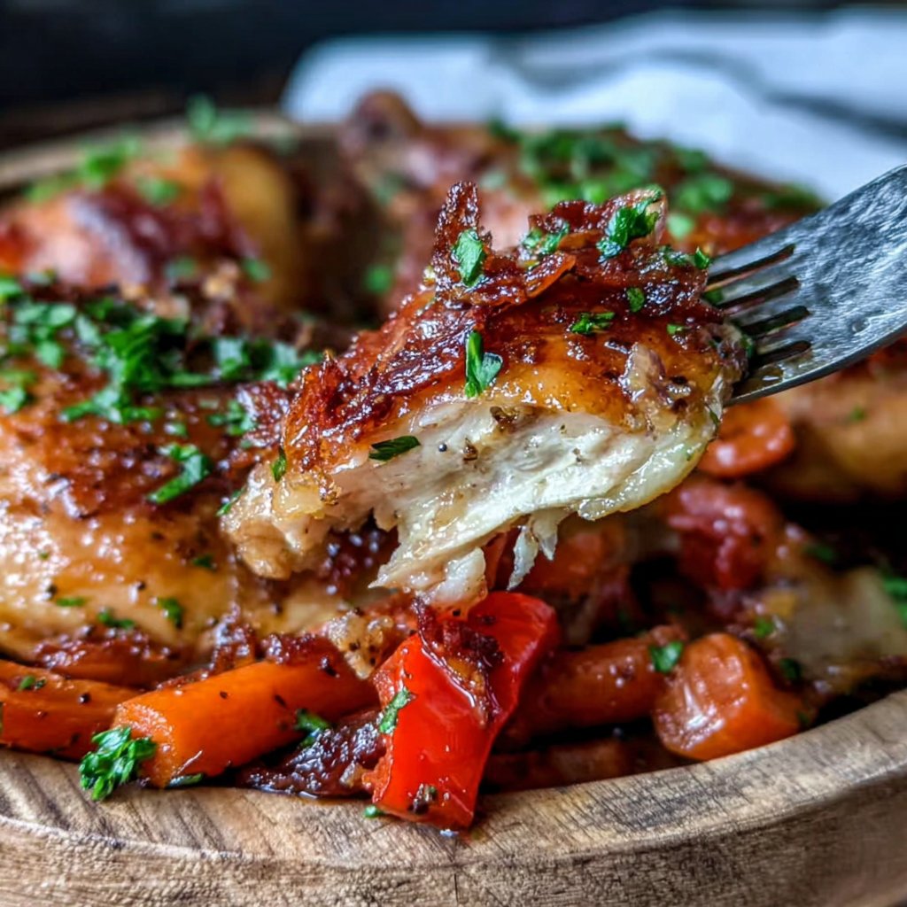 One Pan Chicken Veggies