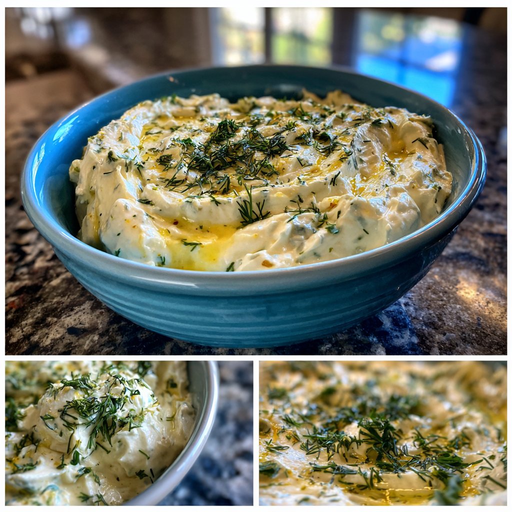Creamy Dill Cottage Cheese Dip
