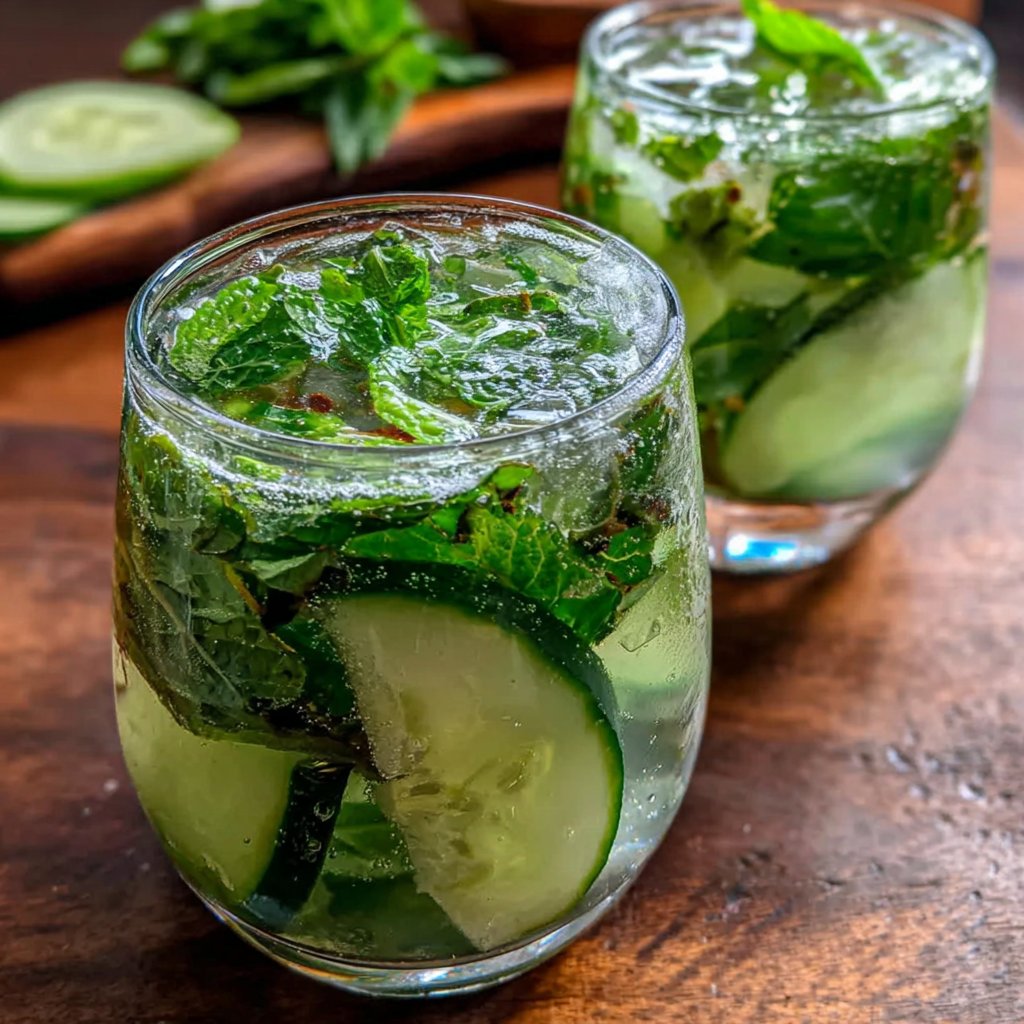 Cucumber Mint Water