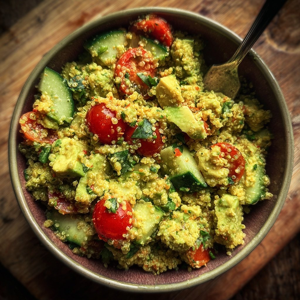 Healthy Avocado Quinoa Salad