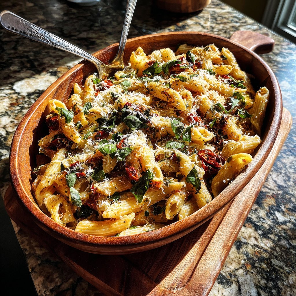 Oven-Roasted Mediterranean Pasta