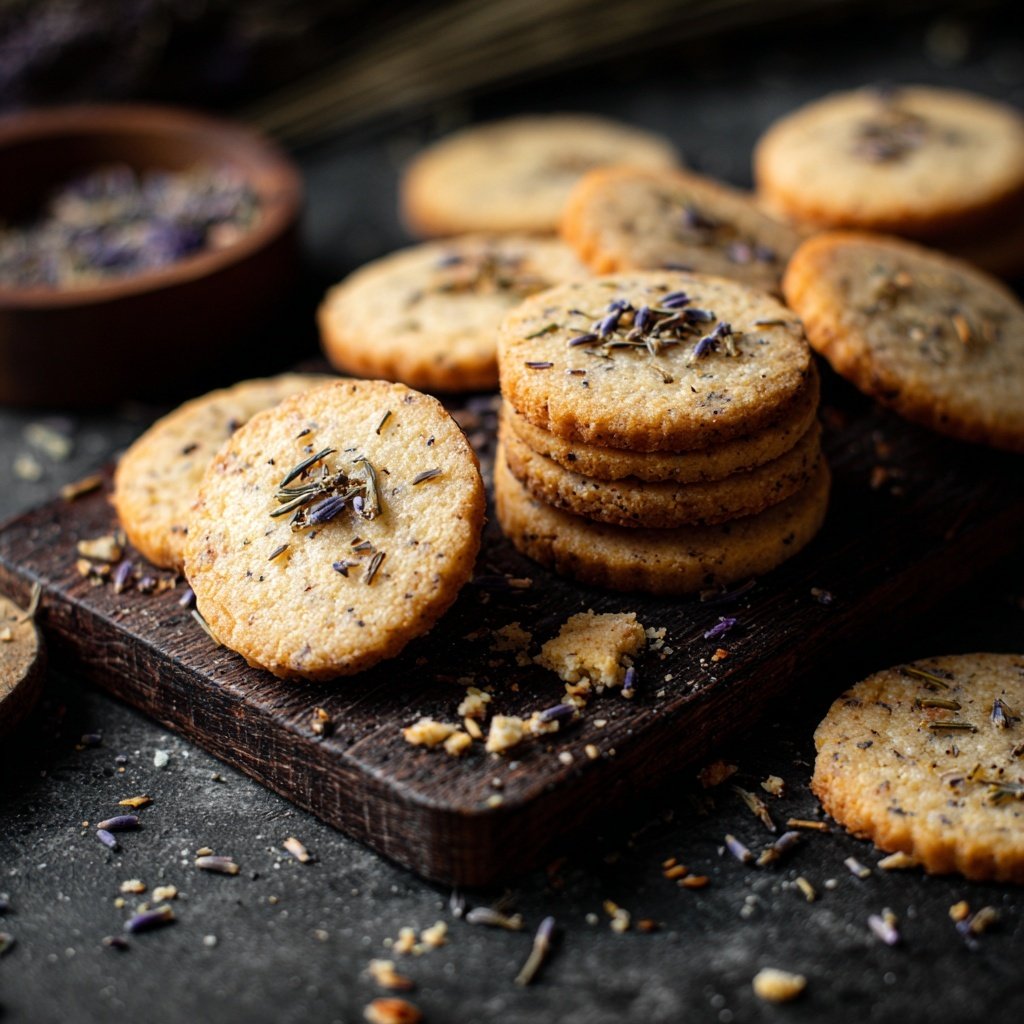 Lavender Honey Butter Cookies