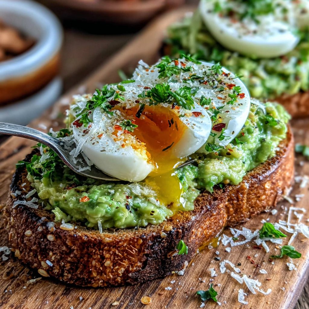 Avocado Egg Spring Toast