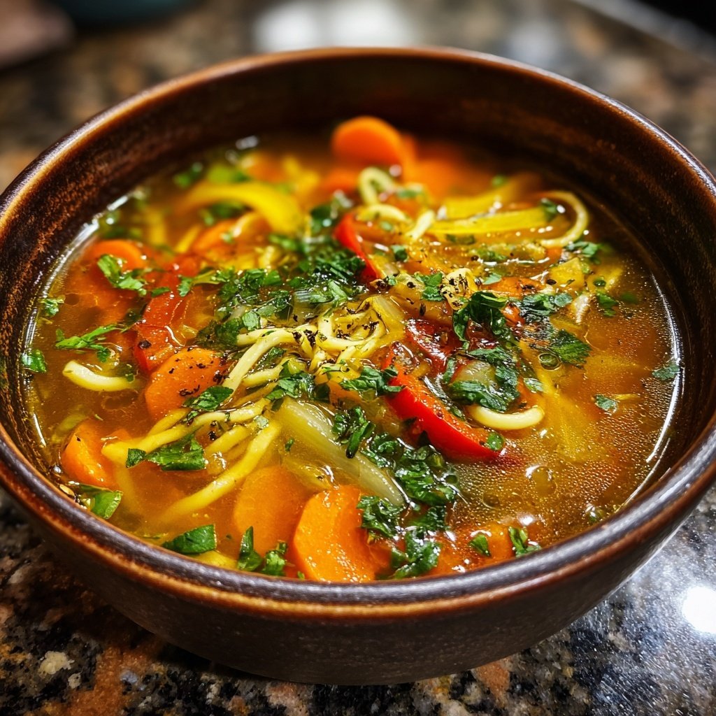 Vegetable Noodle Soup
