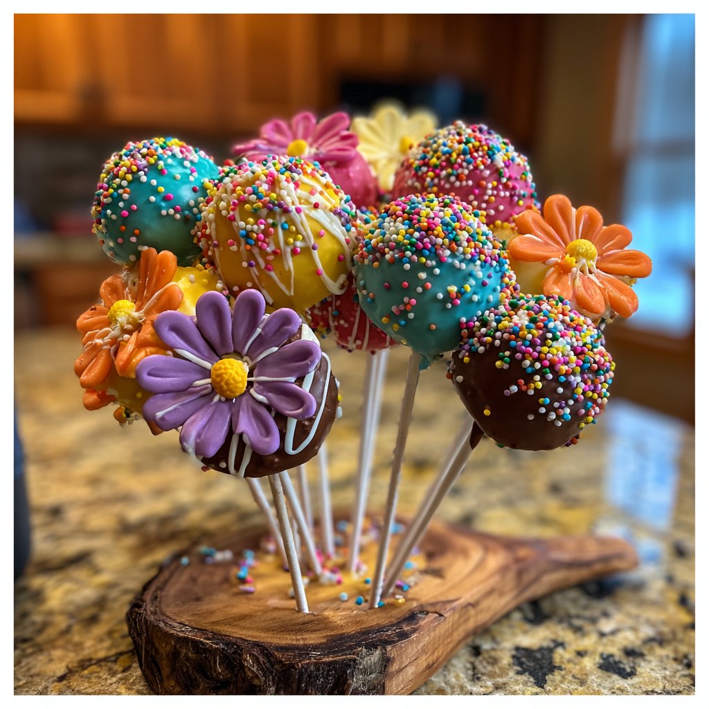 Creative Cake Pop Flower Ideas
