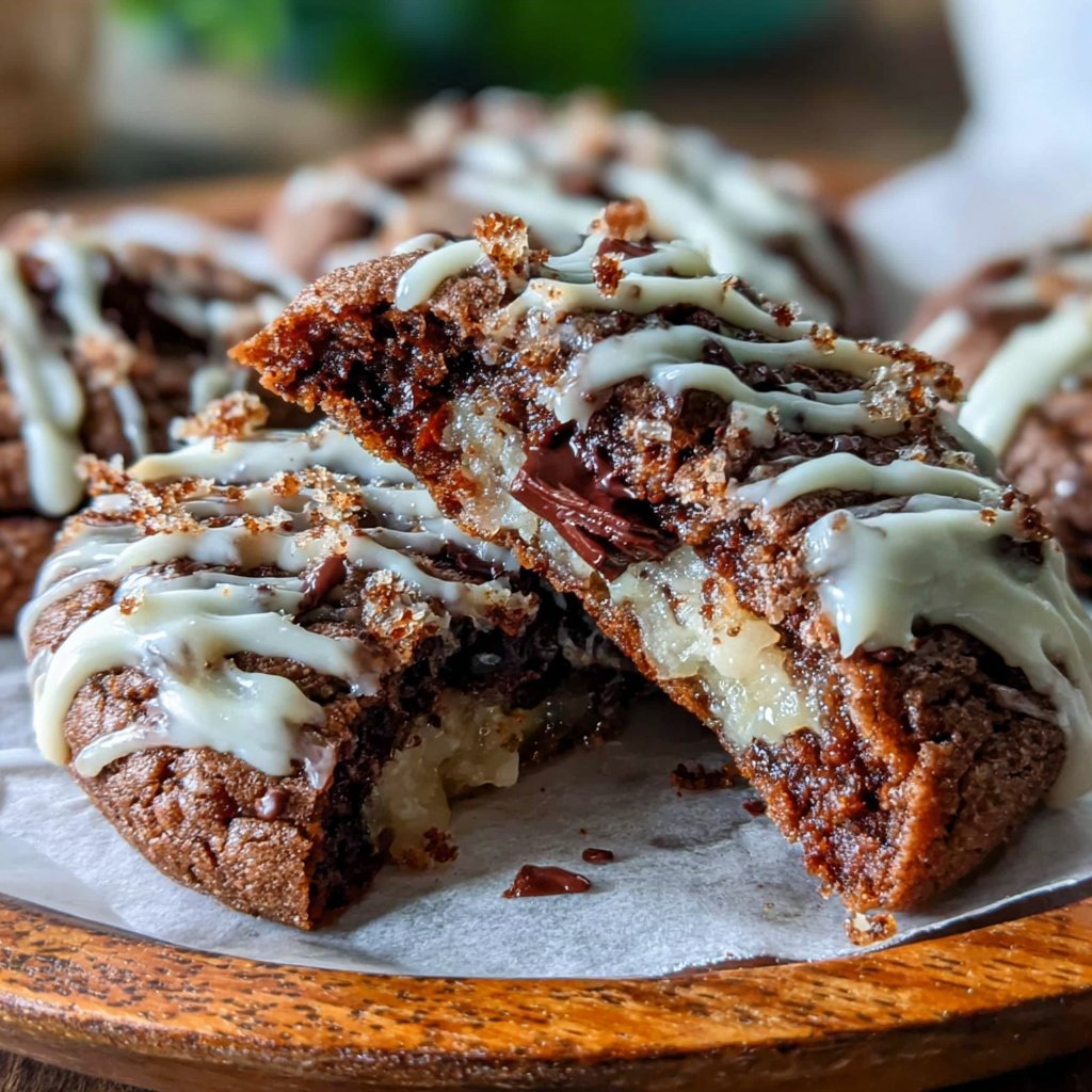Cinnamon Swirl Brownie Cookies