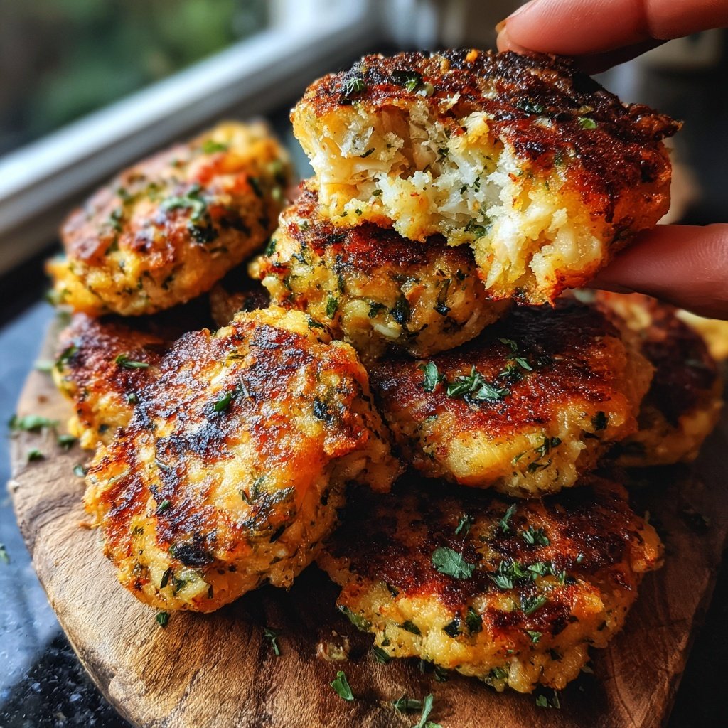 Lemon Herb Salmon Cakes